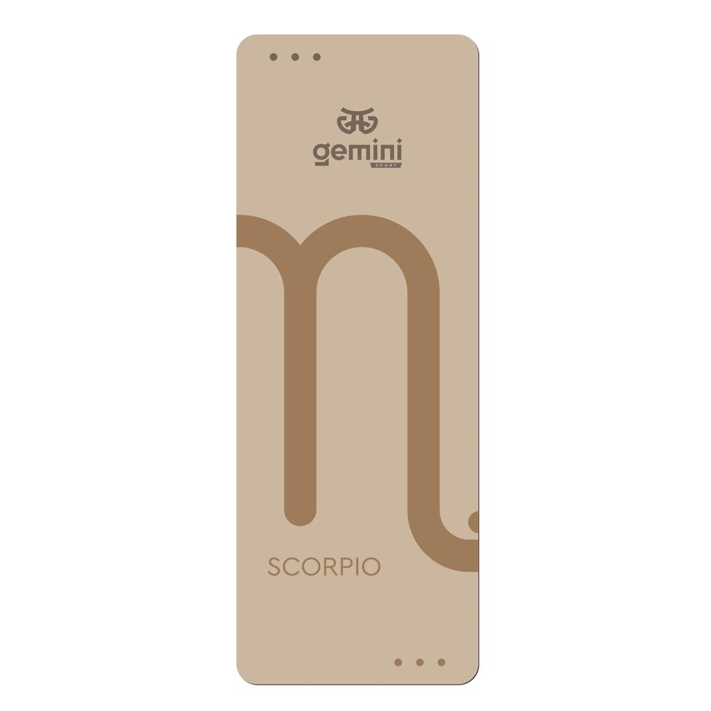 Килимок для йоги каучуковий поліуретан Pro Zodiac SCORPIO Gemini Sport Pro Скорпіон 183см*68см*5мм PUY-4900-5
