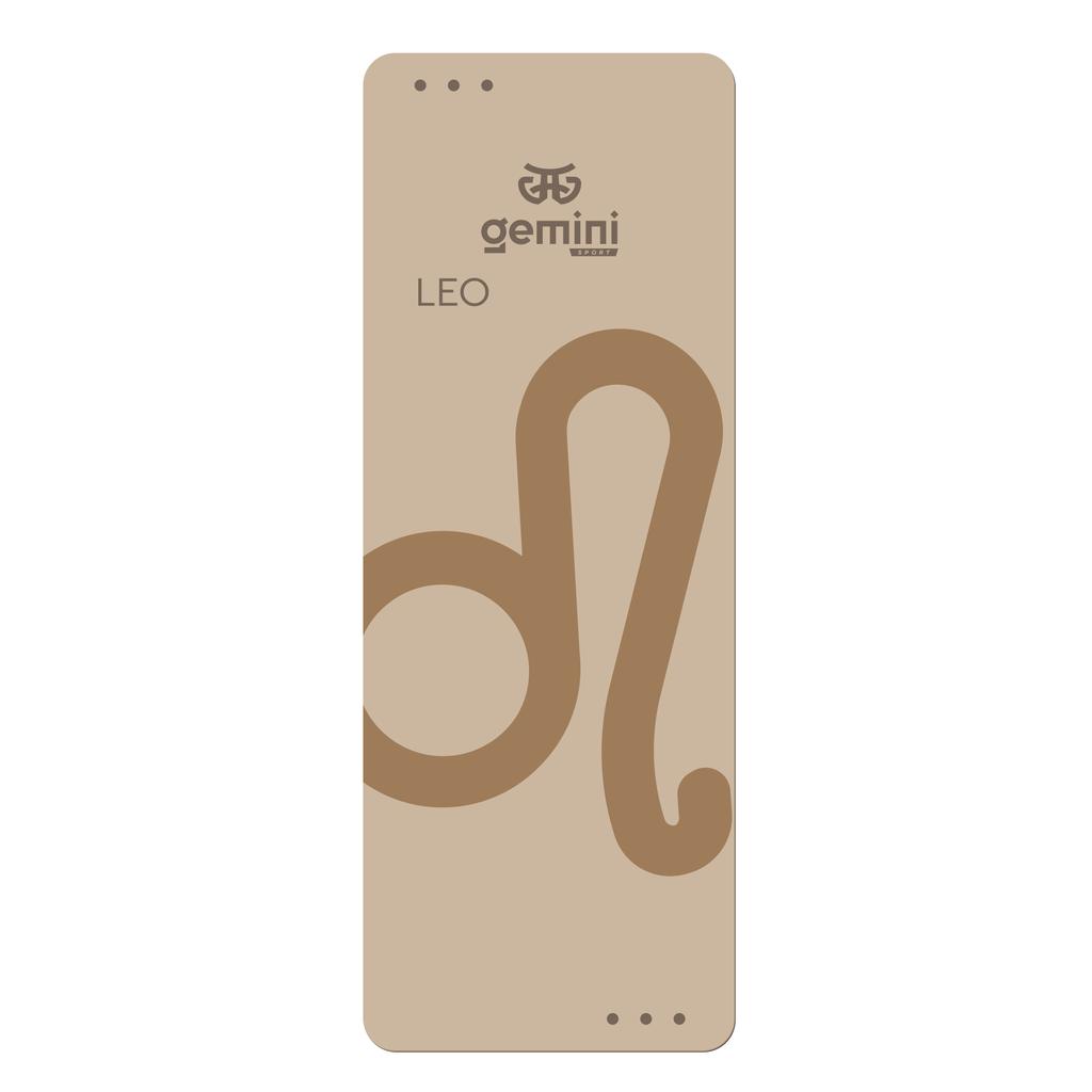 Килимок для йоги каучуковий поліуретан Pro Zodiac LEO Gemini Sport Pro Лев 183см*68см*5мм PUY-4900-11