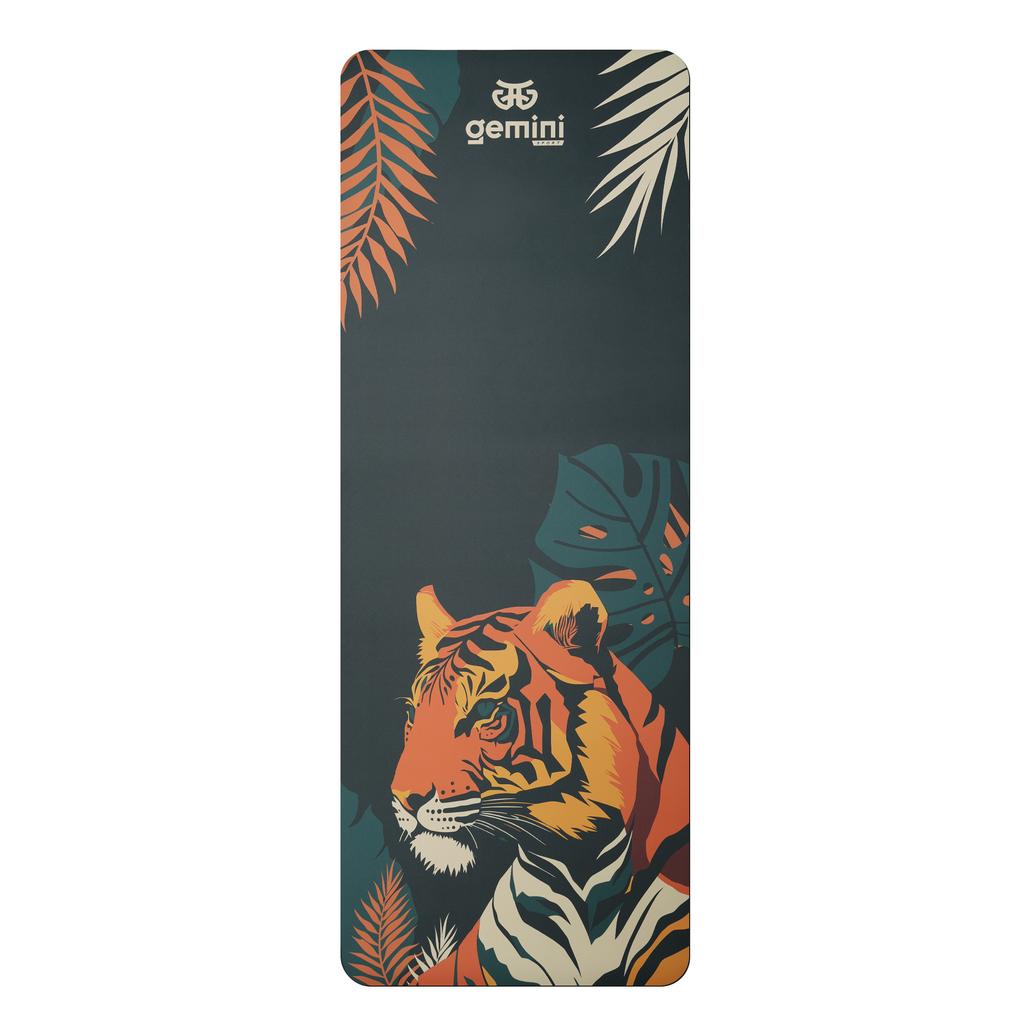 Килимок для йоги каучуковий поліуретан Pro ILLustration Gemini Sport Pro 183см*68см*5мм PUY-5900-4 зелений