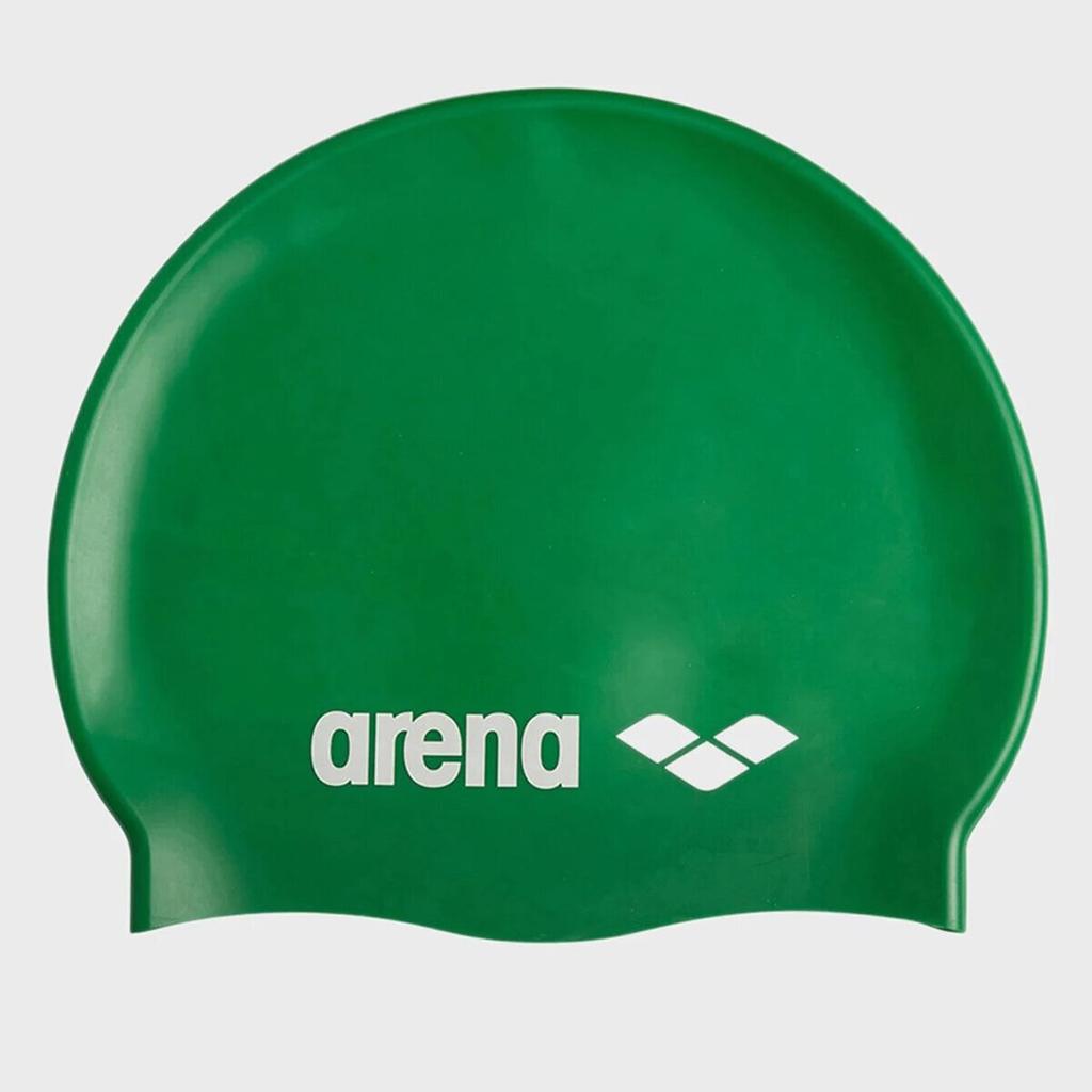 [91662-104] Шапка для плавання Arena CLASSIC SILICONE зелений Уні OSFM 91662-104 (Оригінал)