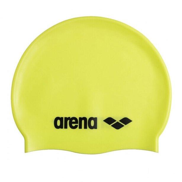 [91662-107] Шапка для плавання Arena CLASSIC SILICONE жовтий Уні OSFM 91662-107 (Оригінал)