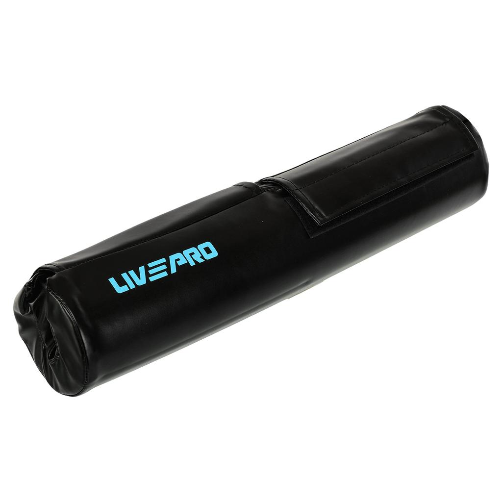 [LP8713] Накладка на гриф штанги пом'якшувальна LiveUp чорний LP8713