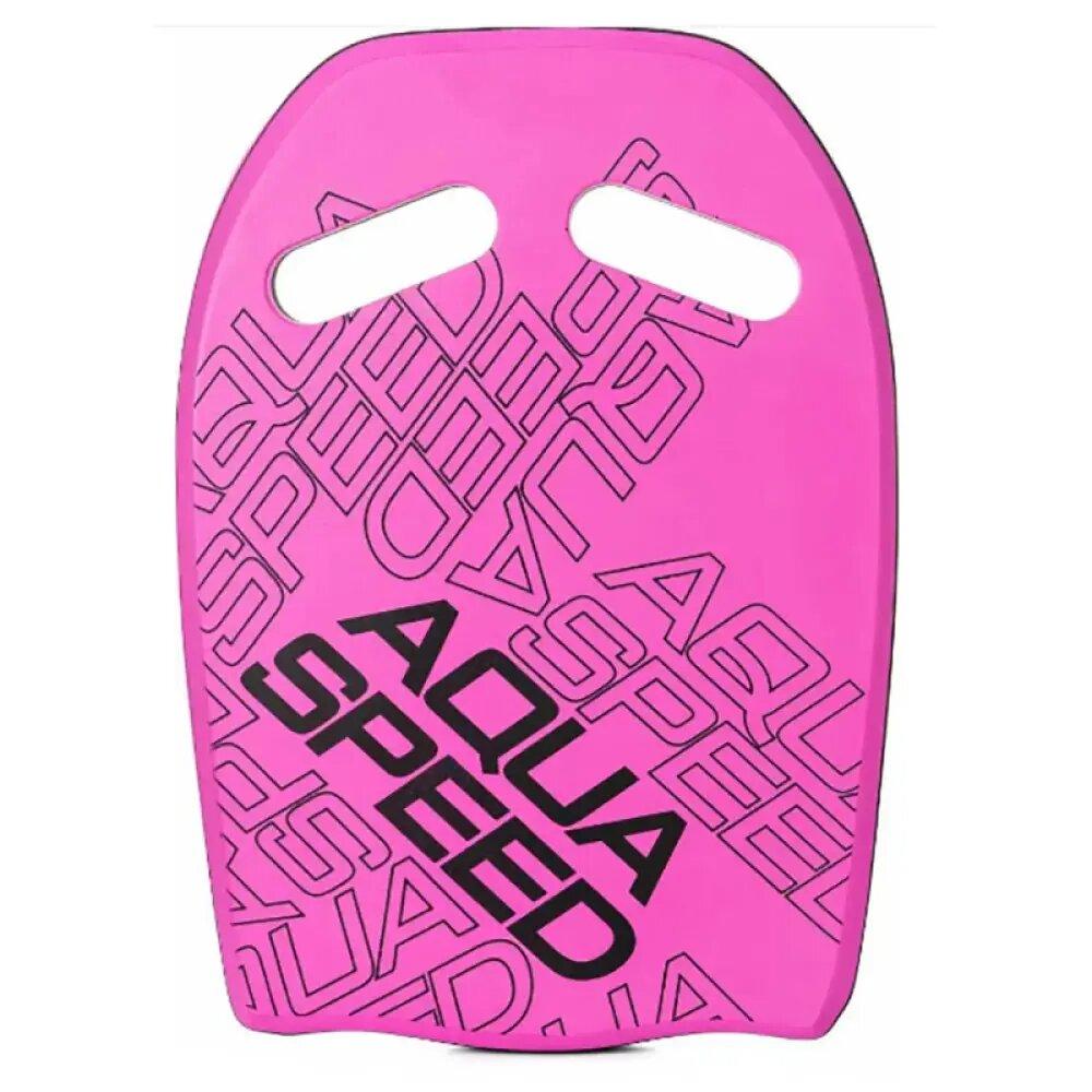 [539-03] Дошка для плавання Aqua Speed WAVE KICKBOARD 3980 рожева 43×28×3,6 см (Оригінал) 539-03