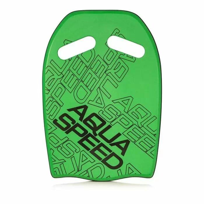 [539-38] Дошка для плавання Aqua Speed WAVE KICKBOARD 3980 зелена 43×28×3,6 см (Оригінал) 539-38