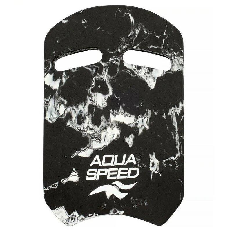 [162-05] Дошка для плавання Aqua Speed SWIRL PULLBUOY 61247 чорно-біла 43×28×3,6 см (Оригінал) 162-05