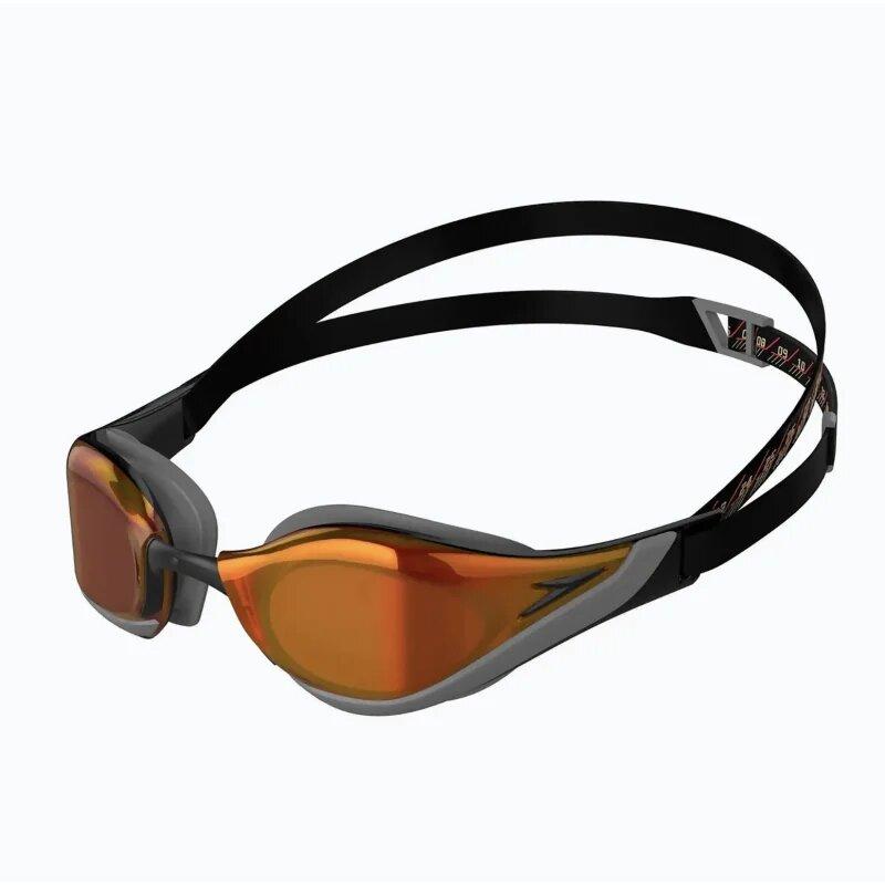 Окуляри для плавання Speedo FASTSKIN PURE FOCUS GOG MIR Чорний, червоний OSFM 8-11778A260 (Оригінал)