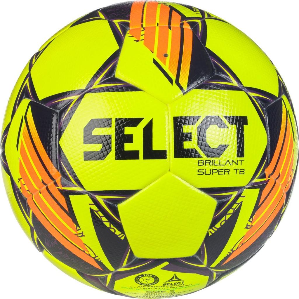 [361598-509] М'яч футбол Select Brillant Super FIFA TB v24 №5 жовтий-фіолетовий 361598-509 (Оригінал)