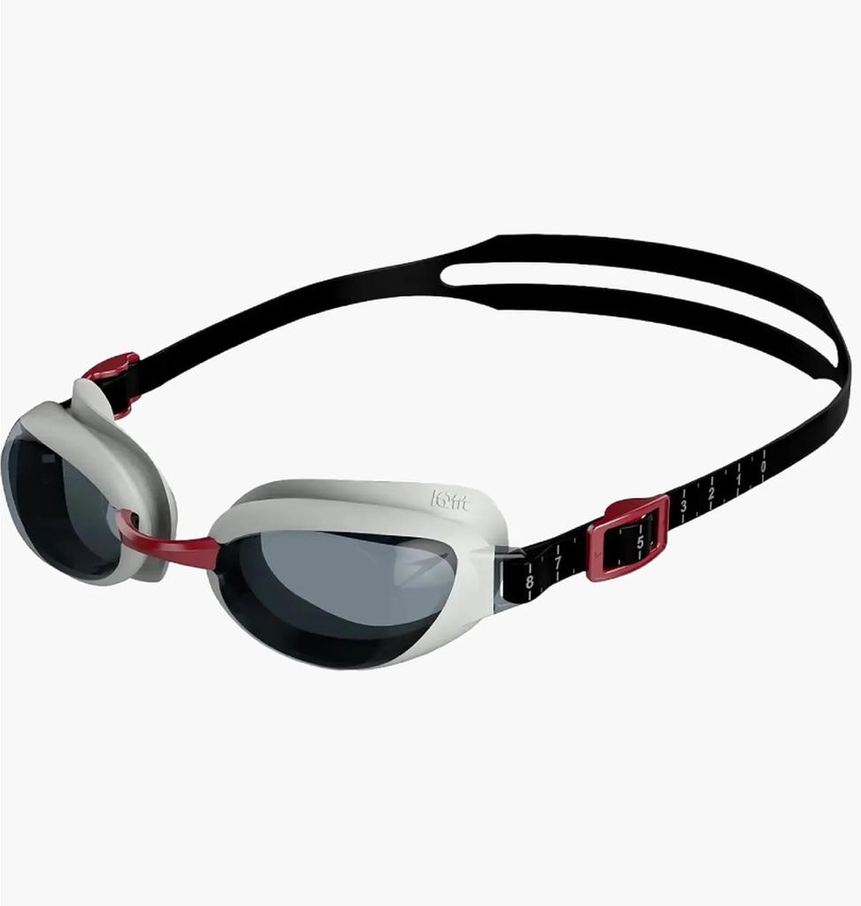 Окуляри для плавання Speedo AQUAPURE GOG AU Червоний, димчастий OSFM 8-090028912 (Оригінал)