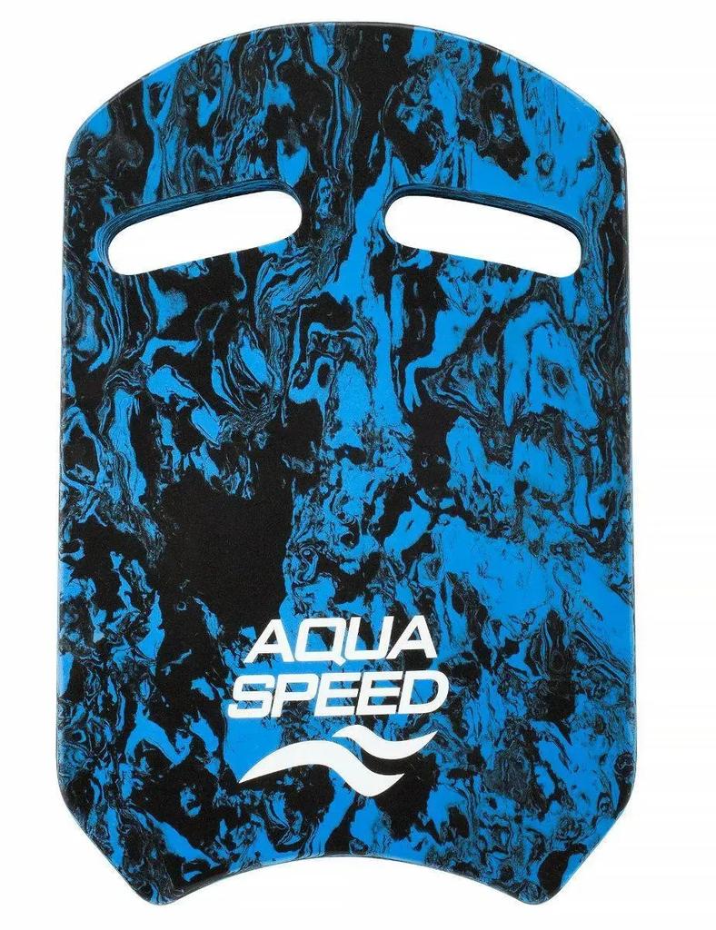 [162-10] Дошка для плавання Aqua Speed SWIRL PULLBUOY 61247 чорно-синя 43×28×3,6 см (Оригінал) 162-10