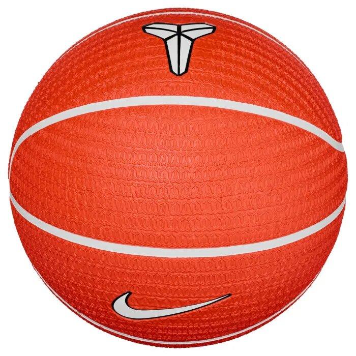 М'яч баскетбольний Nike PLAYGROUND 8P K BRYANT DEFLATED SAFETY ORANGE/WHITE/BLACK/WHITE розмір 7 N.101.2519.835.07 (Оригінал)