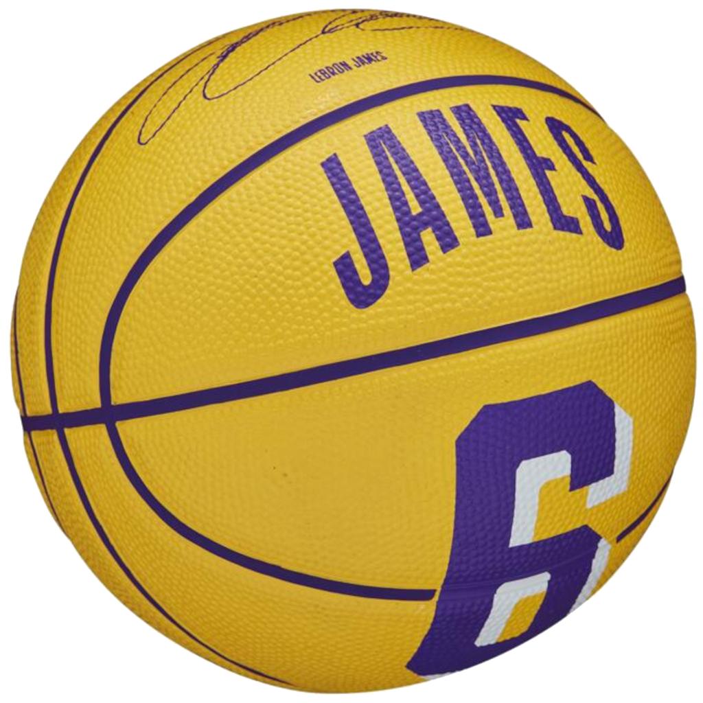М'яч баскетбольний Wilson NBA PLAYER ICON MINI BSKT LEBRON розмір 3 WZ4007201XB3 (Оригінал)