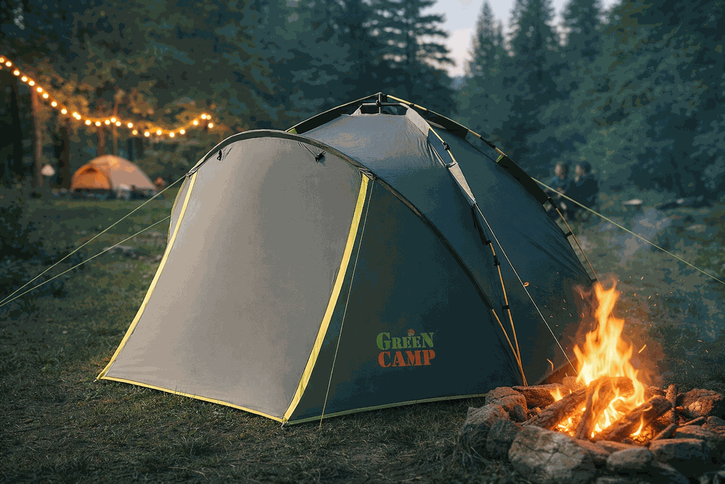 [GC-900] Намет 4-місний GreenCamp з автоматичним каркасом 900