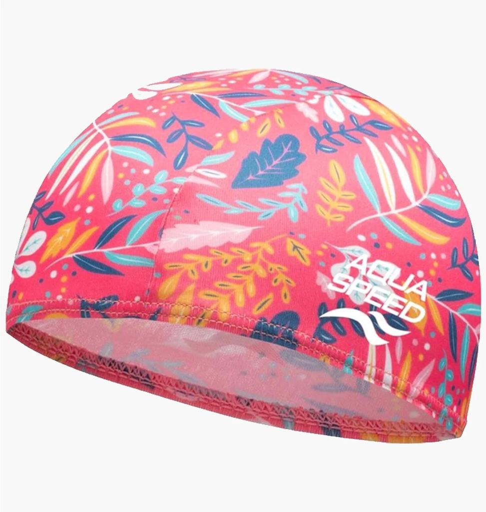 [756-03] Шапка для плавання Aqua Speed BABY CAP PRINT 61718 рожевий, жовтий Дет 756-03 (Оригінал)