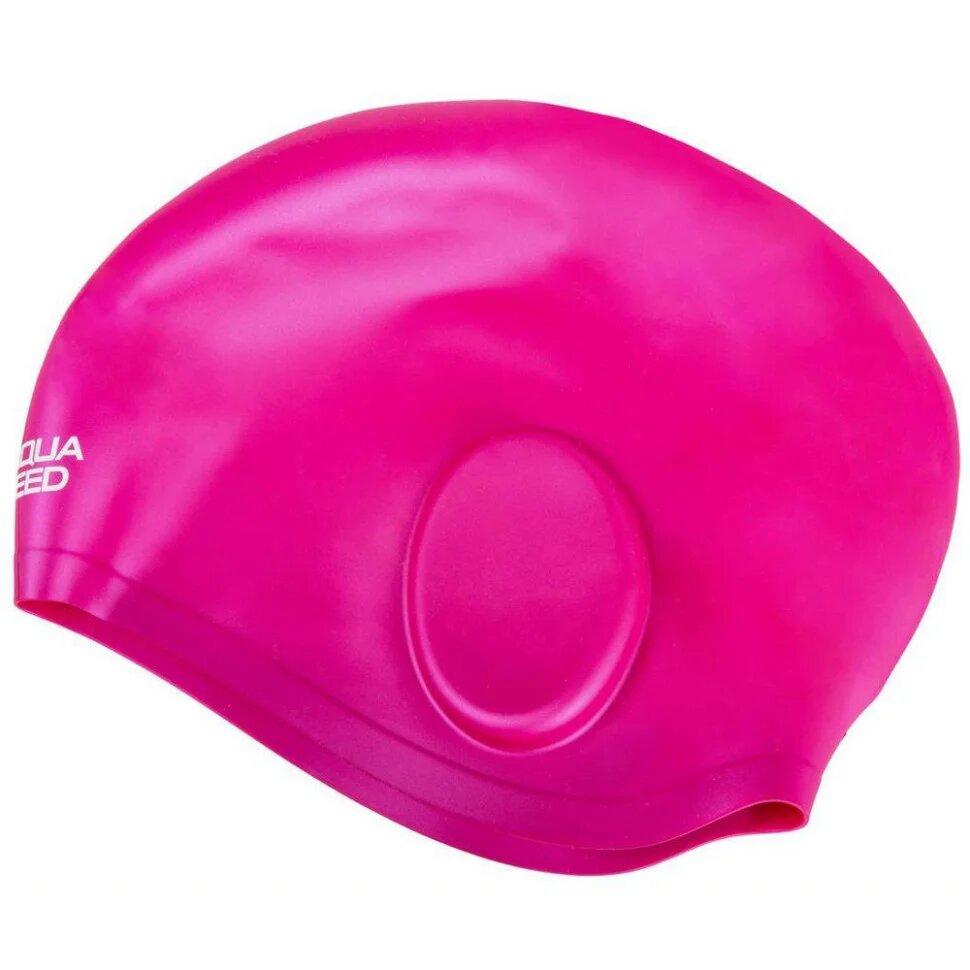 Шапка для плавання Aqua Speed EAR CAP VOLUME 60472 рожевий OSFM 284-03 (Оригінал)
