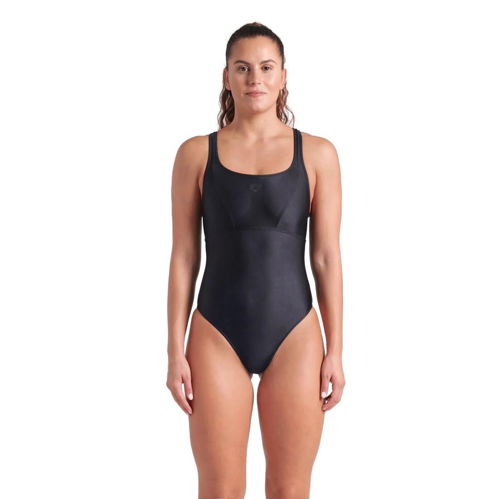 [005910-501] Купальник для плавання суцільний Arena SOLID SWIMSUIT CONTROL PRO BAC Жіночий чорний 005910-501 (Оригінал) (40)