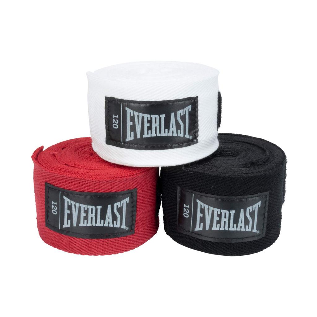 [P00003251] Набір боксерських бинтів Everlast Core Handwraps 3 Pack, унісекс (чорний/білий/червоний) 120 дюймів (304,8 см) (Оригінал) P00003251