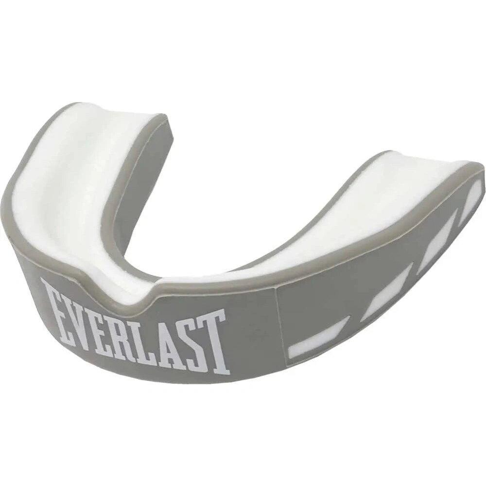 [P00003597] Капа боксерська Everlast EVERGEL MOUTH GUARD Сіро-біла Універсальна (Оригінал) P00003597