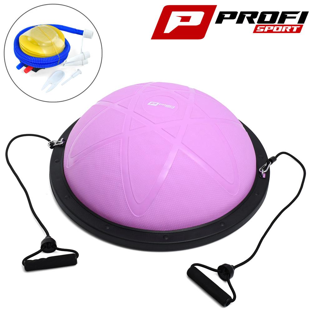 [MS 2609-11] Півсфера для фітнесу з експандерами BOSU Profi Sport MS 2609-11
