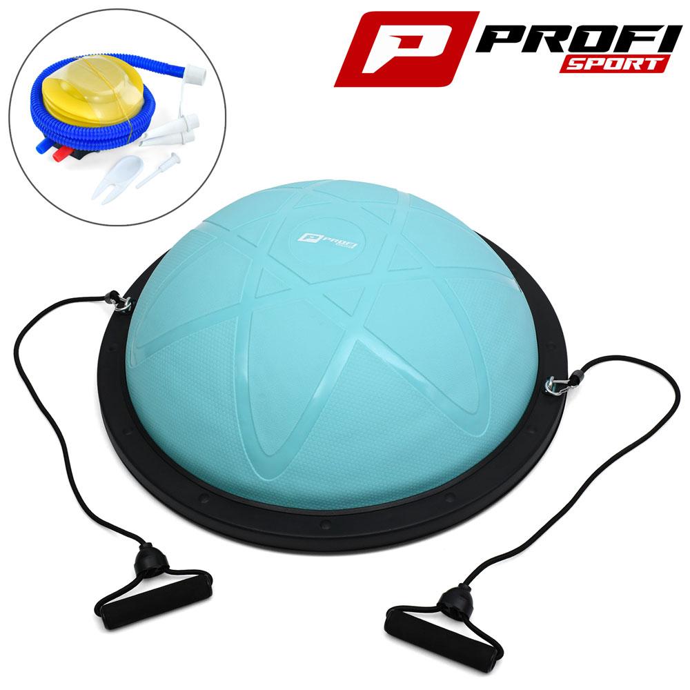 [MS 2609-4] Півсфера для фітнесу з експандерами BOSU Profi Sport MS 2609-4