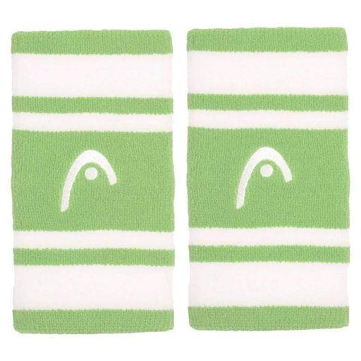 Напульсник HEAD New Wristband striped 5" лаймовий-білий 285875-CEWH