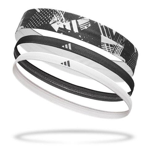 [ADAC-16161] Пов'язки на голову Adidas Hairbands 3 шт. білий, чорний, універсальний (One Size) ADAC-16161 (Оригінал)