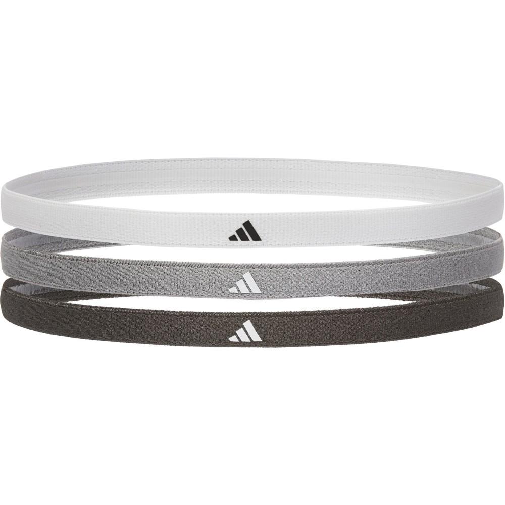 [ADAC-16203] Пов'язки на голову Adidas Hairbands, 3 шт., білий, чорний, сірий, універсальний (One Size) ADAC-16203 (Оригінал)