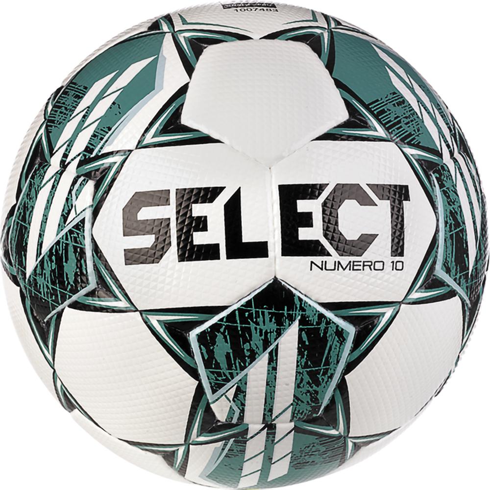 Футбольний м'яч  Select NUMERO 10 v23 біло-зелений №5 (Оригінал) 057405-352