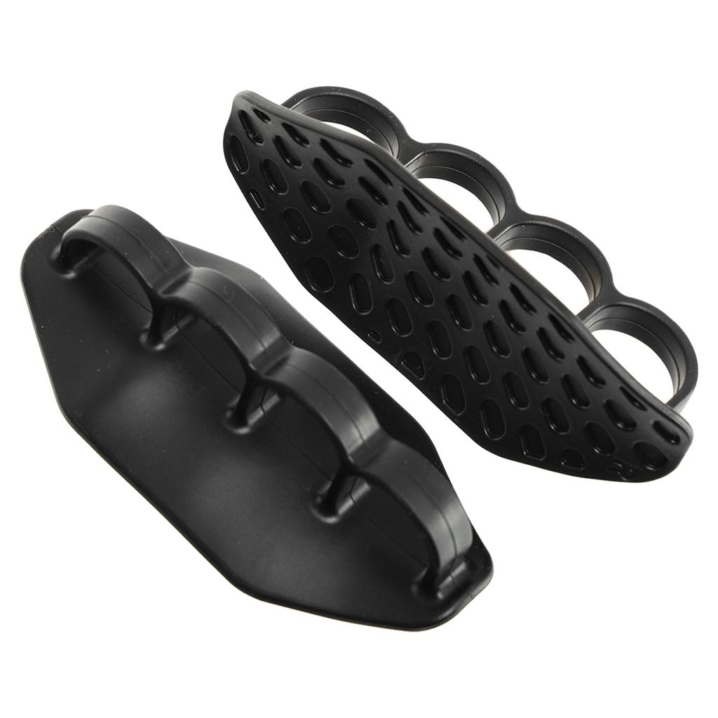Накладки на долоні грипси Gym Grips силіконові, 2 шт., чорні TA-5980