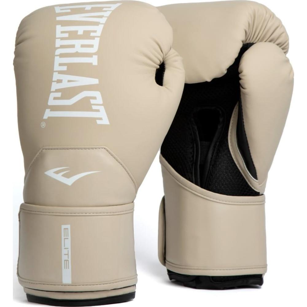 [P00003316] Боксерські рукавички Everlast ELITE 2 BOXING GLOVES бежеві 12oz (Оригінал) P00003316